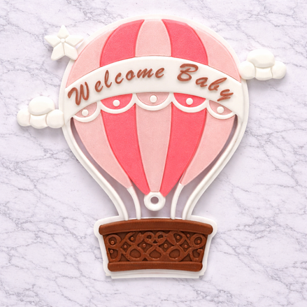 Hot Air Balloon "Welcome Baby"