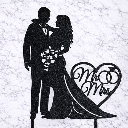 Just You & I Wedding cake topper