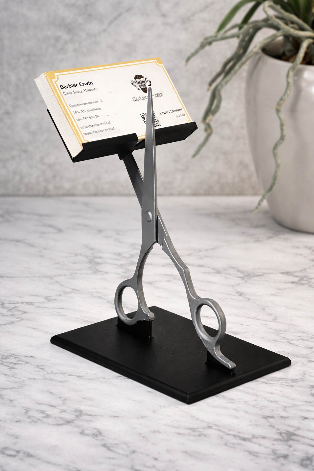 The Cut Display for Barbers Card Stand