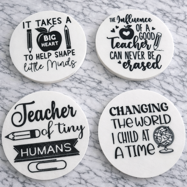 Teachers Coaster set of 4