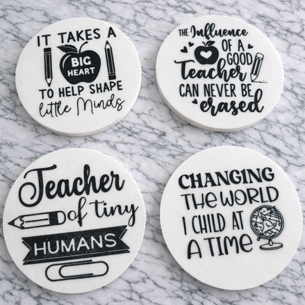 Teachers Coaster set of 4