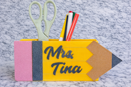 Teacher Gift Desk Pencil Holder