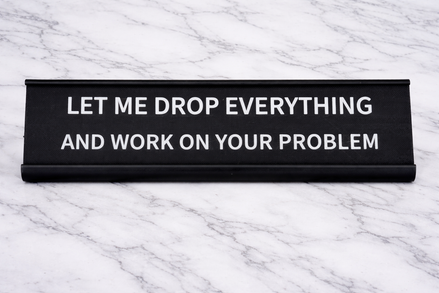 Funny Office Desk Name Plate