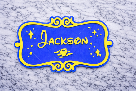 Disney Cruise Name Plate