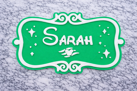 Disney Cruise Name Plate