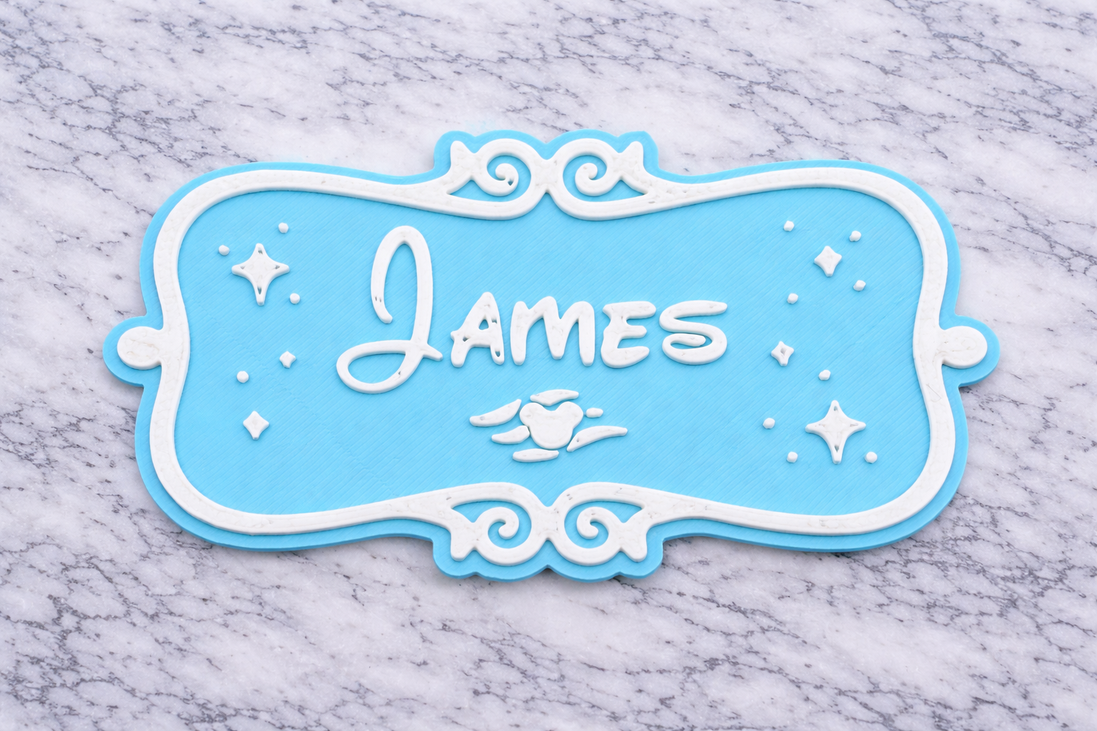 Disney Cruise Name Plate