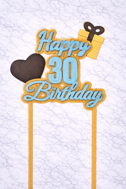 Customisable cake topper