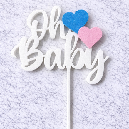 Oh Baby Cake Topper