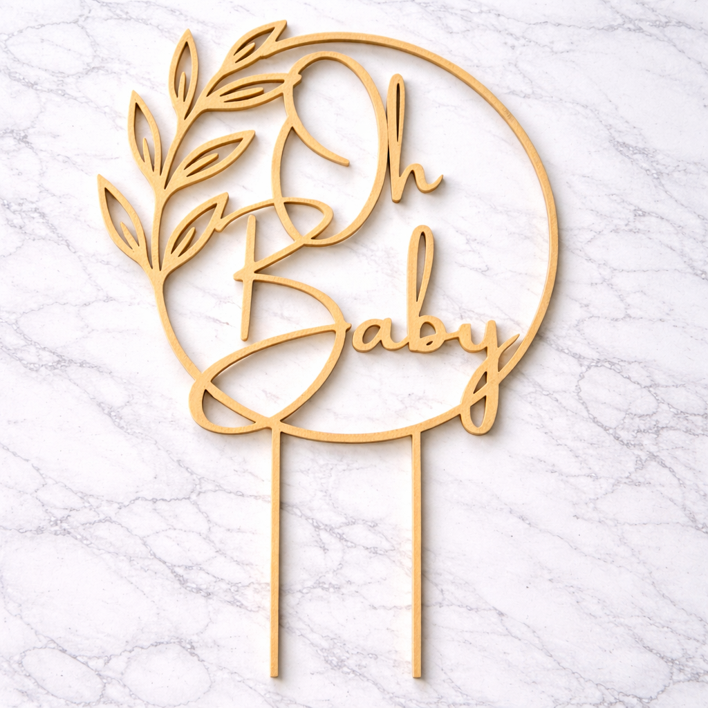 Oh Baby Cake topper