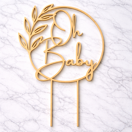 Oh Baby Cake topper