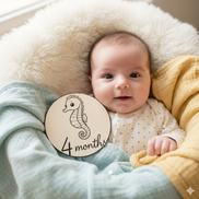 Baby milestones - Sea edition 1-4 months