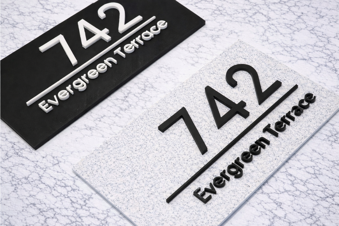 House / Office Number Plate