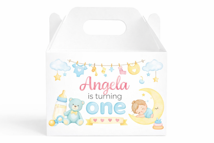 Custom 2D & 3D gable favor boxes
