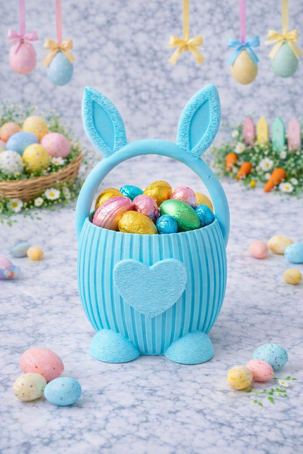 Bunny Easter Basket Decor