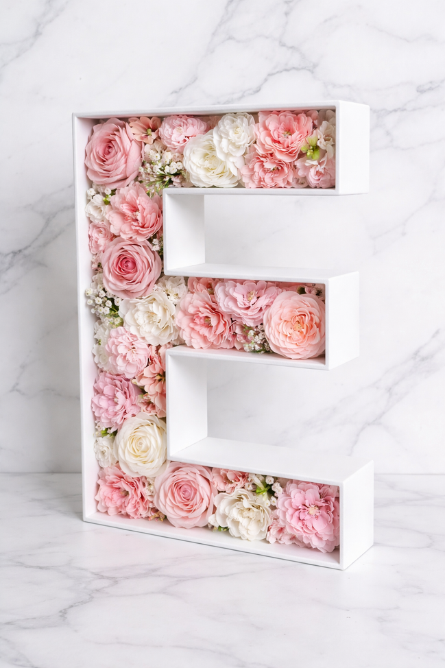Letter box with flowers