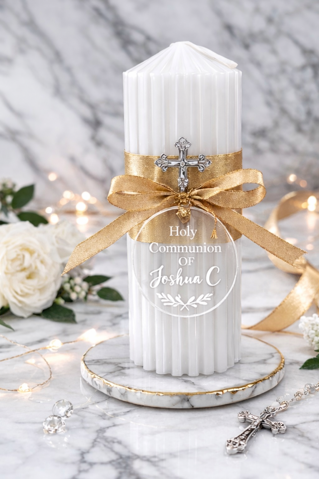 Personalised candles for your special moment