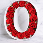 Letter box with flowers