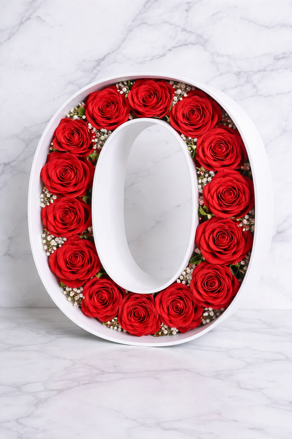 Letter box with flowers