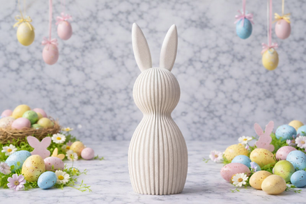 Ribbed Easter Bunny