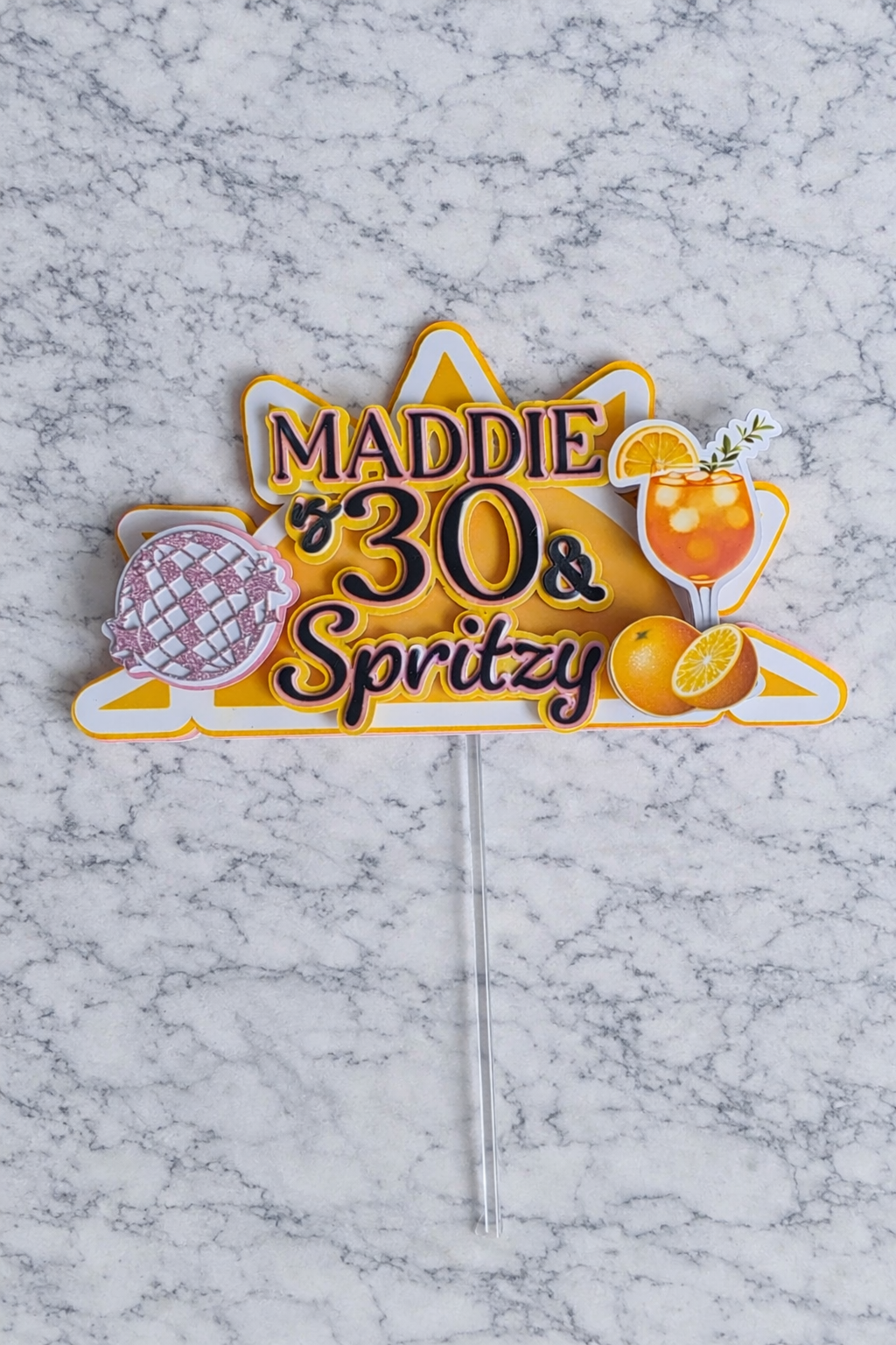 Handmade cake toppers