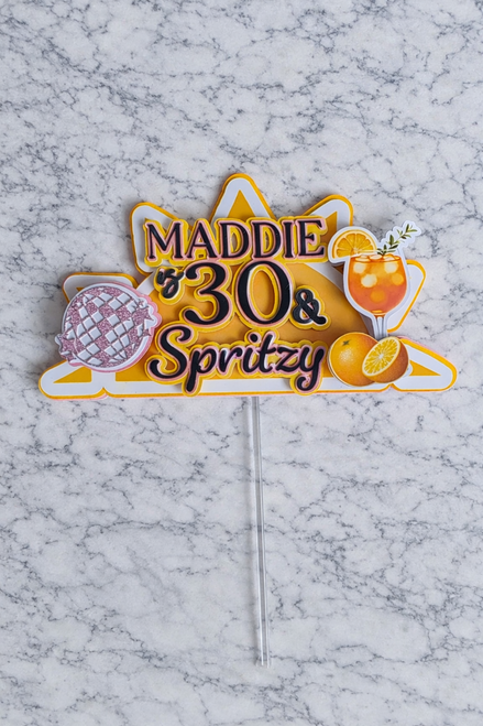 Handmade cake toppers