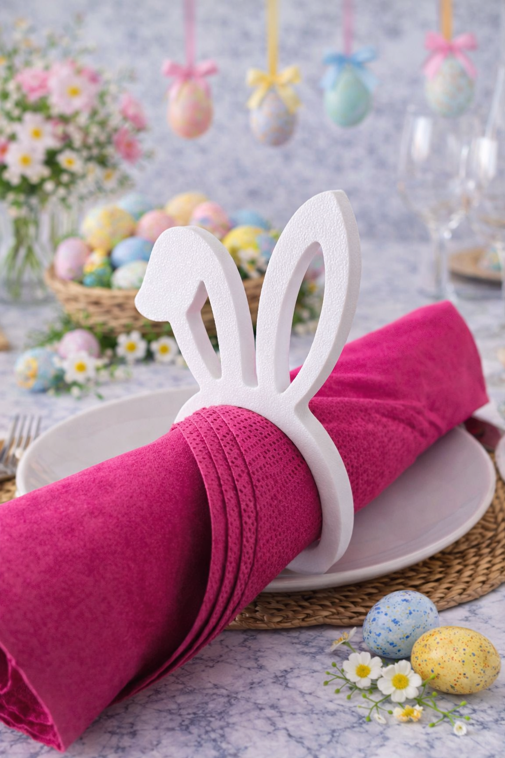 Bunny Napkin Ring – Easter Table Accent