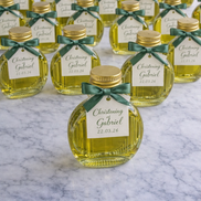 Bomboniere glass bottle favors