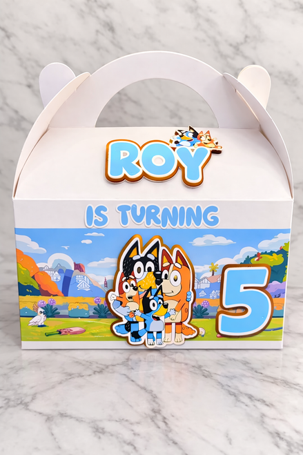 Custom 2D & 3D gable favor boxes