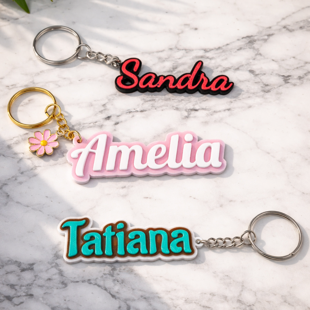 Customised Name Keychains