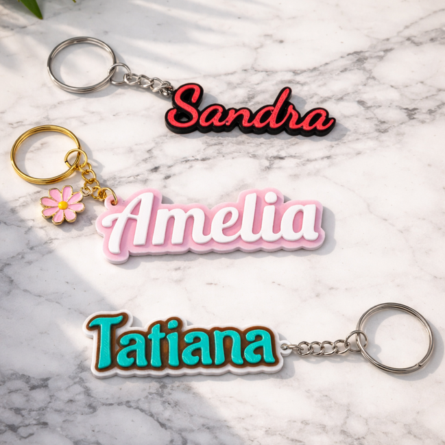 Customised Name Keychains