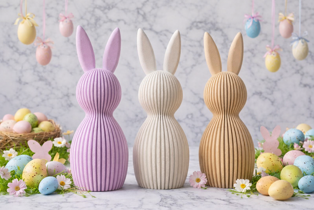 Ribbed Easter Bunny