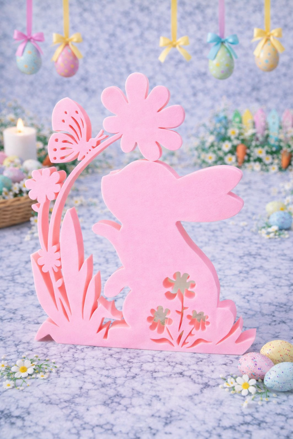Floral Bunny Easter Décor