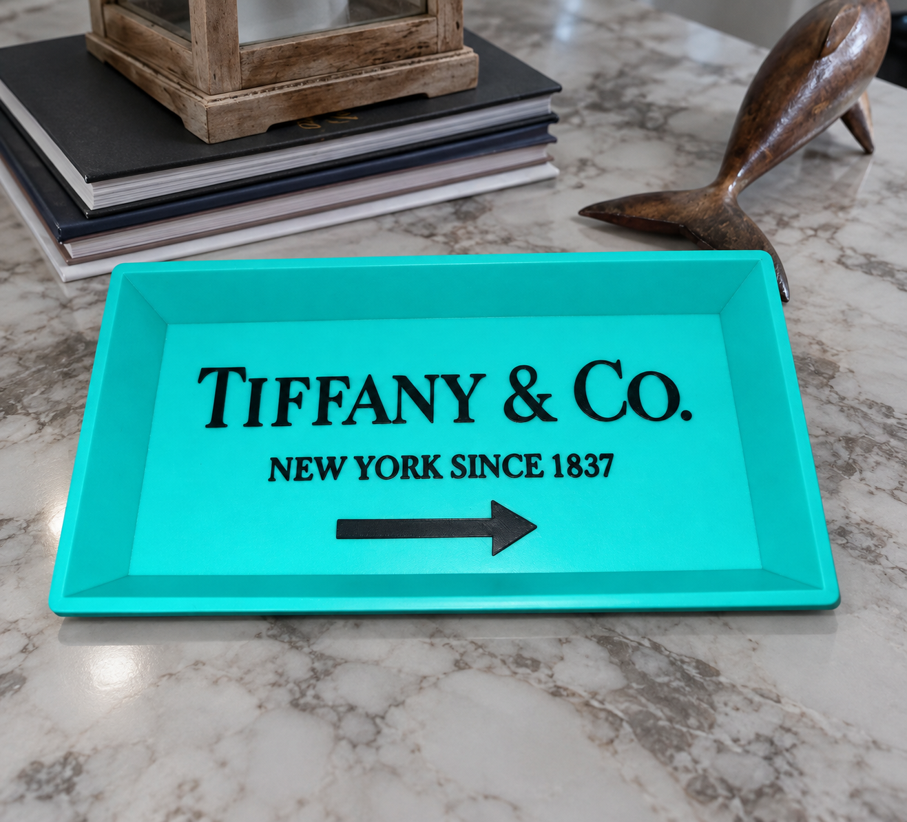 Turquoise Statement Tray